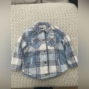 Hollister oversized plaid shacket